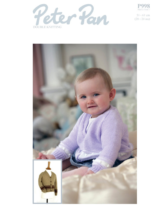 Peter Pan p998 Child's Cardigan DK