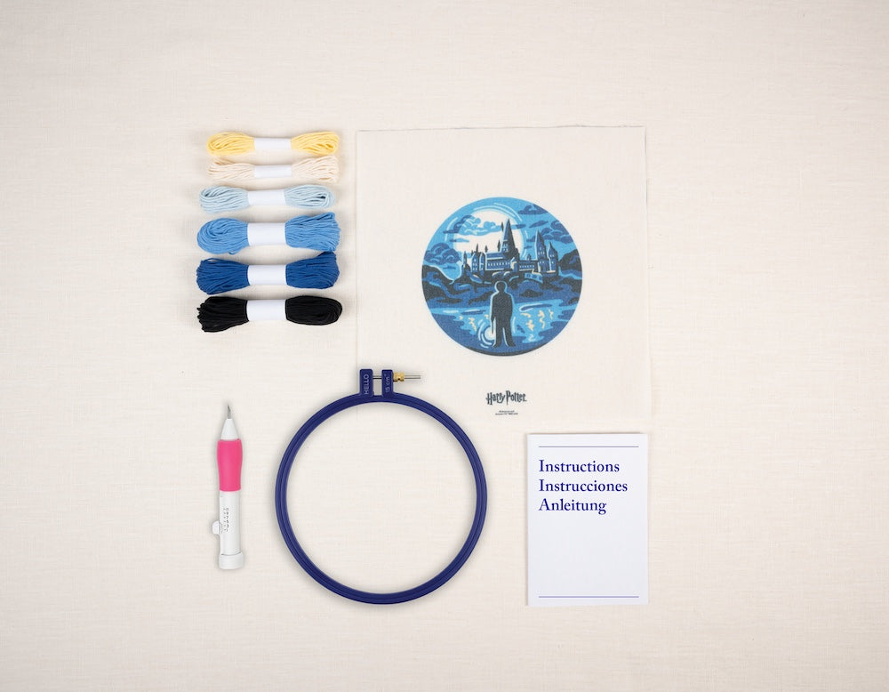 DMC Hogwarts Castle with Harry Potter Punch Needle Kit