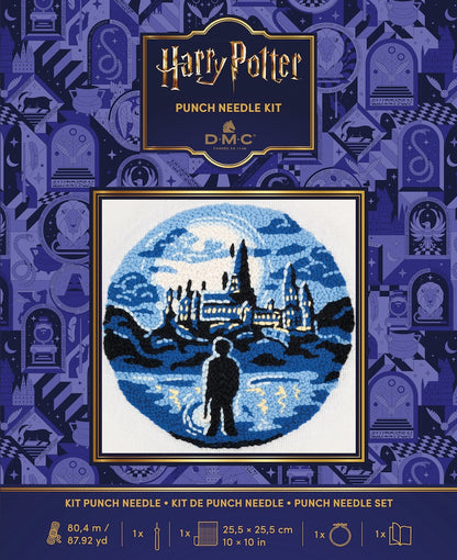 DMC Hogwarts Castle with Harry Potter Punch Needle Kit