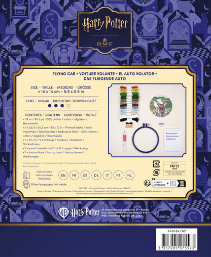 DMC Flying Car Punch Needle Kit