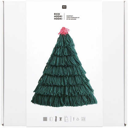 Rico Hooki Hooki Latch Hooking Kit: Wall Hanging Christmas Tree