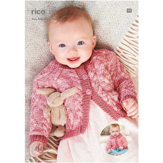 Rico Baby Knitting Pattern 838 Cardigans