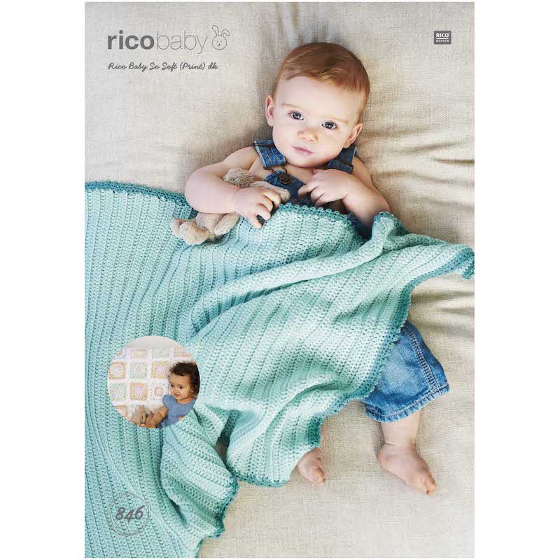 Rico Baby So Soft DK 846 Baby Blankets Crochet