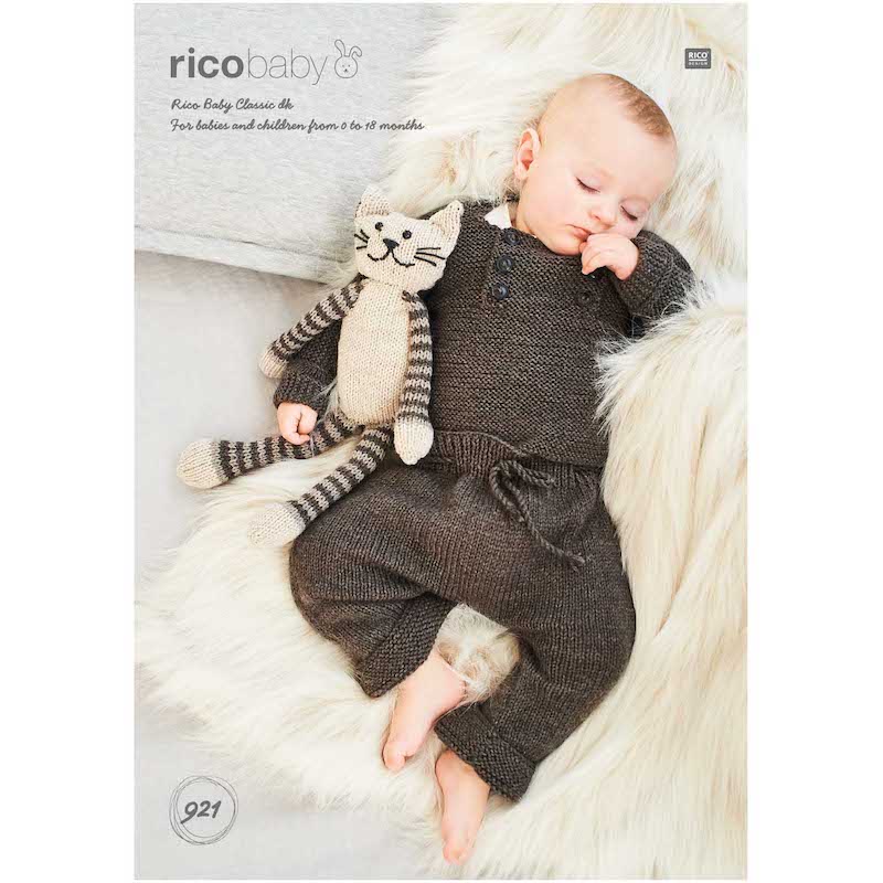 Rico Baby Knitting Pattern 921 Sweater & Trousers (DK)