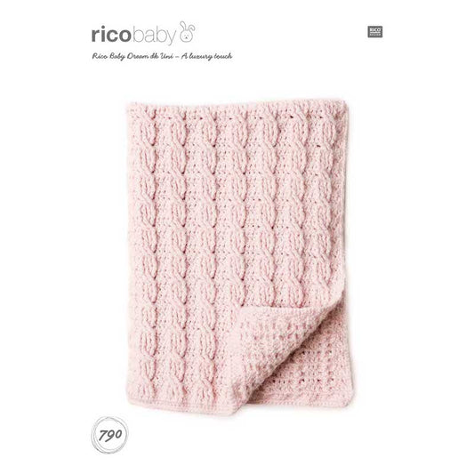 Rico Baby Crochet Pattern 790 Blankets (DK)