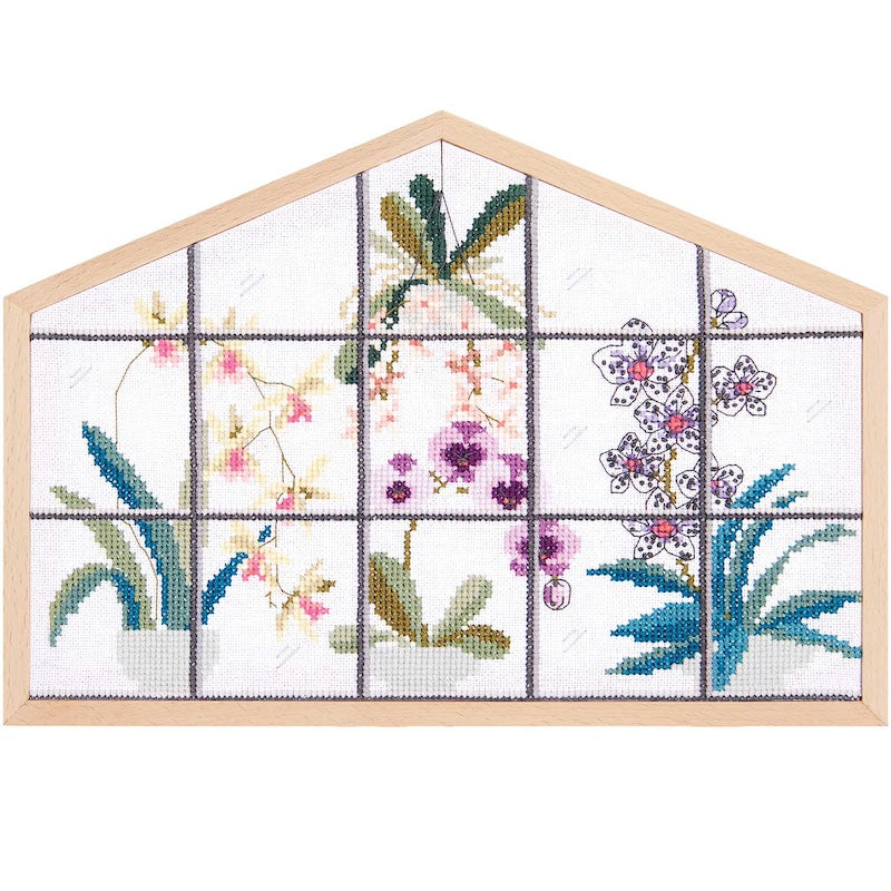 Rico Orchids Cross Stitch Kit, Large