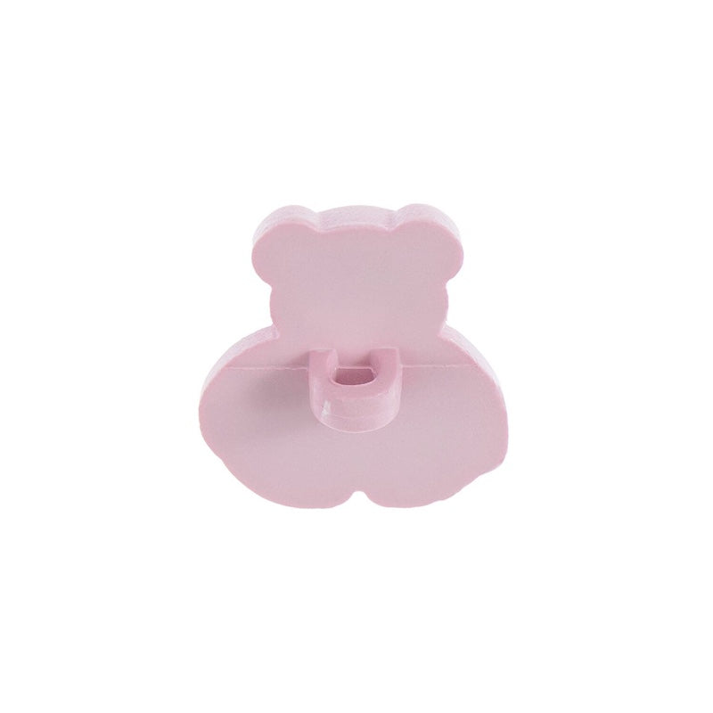 Rico Lilac Teddy Bear Buttons, 4 per card