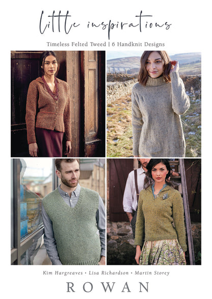 Rowan Little Inspirations Timeless Felted Tweed 6 Designs - valleywools