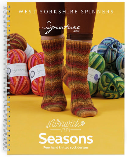 WYS Winwick Mum Signature Seasons Pattern Book - valleywools