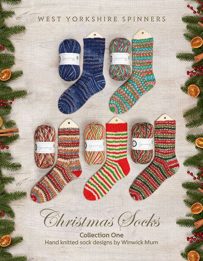 WYS Christmas Socks Collection One by Winwick Mum - valleywools