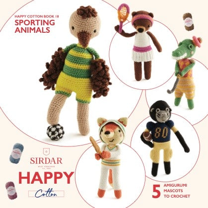 Sirdar Happy Cotton Book 18 Sporting Animals