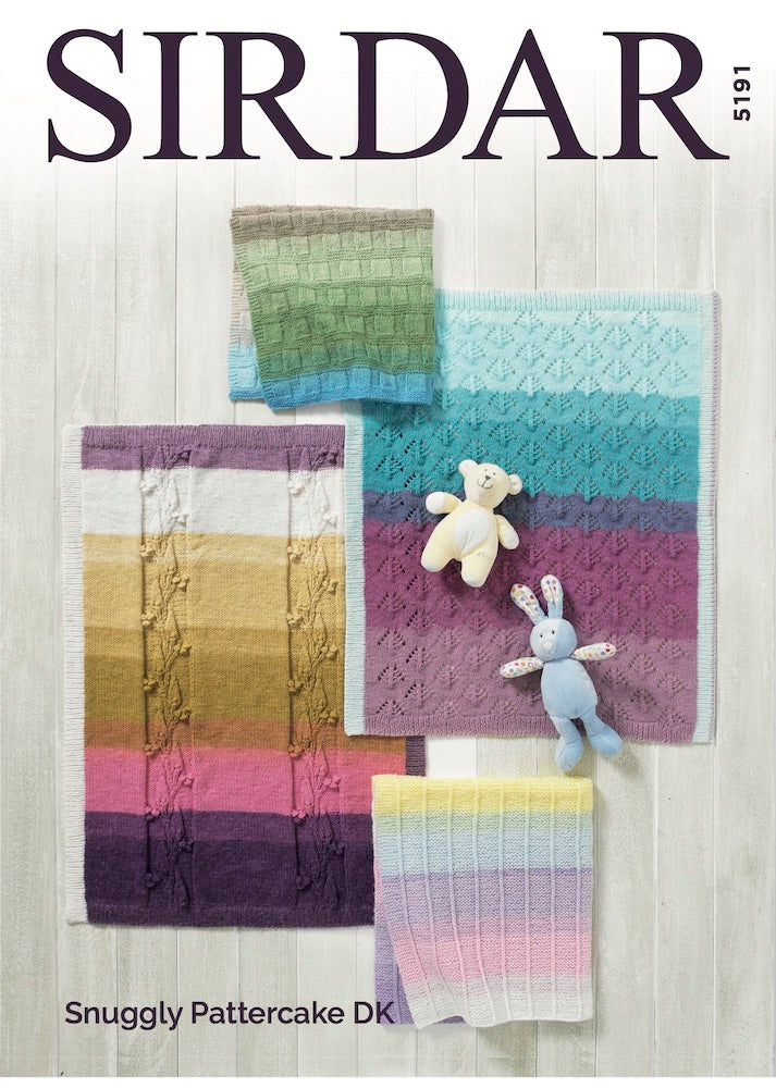 Sirdar Snuggly Pattercake 5191 Knitted Blankets