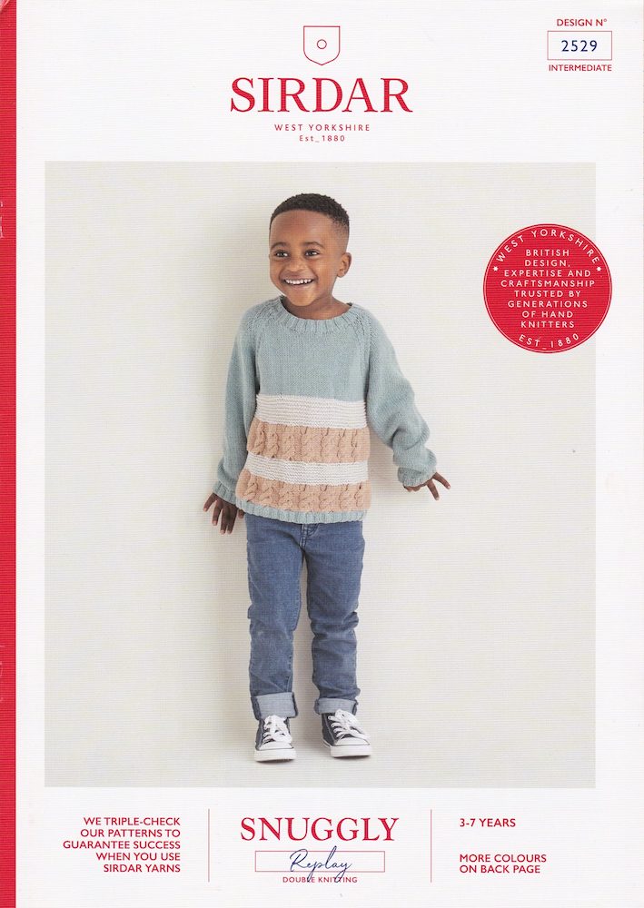 Sirdar Knitting Pattern 2529 Childs Sweater (DK)