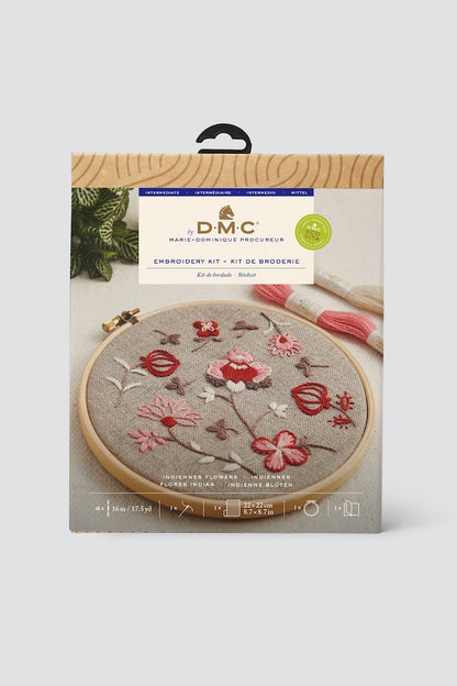 Indiennes Flowers Embroidery Kit by Marie Dominique Procureur