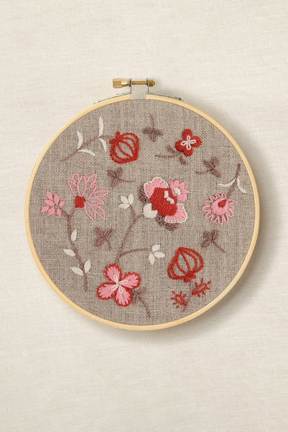 Indiennes Flowers Embroidery Kit by Marie Dominique Procureur