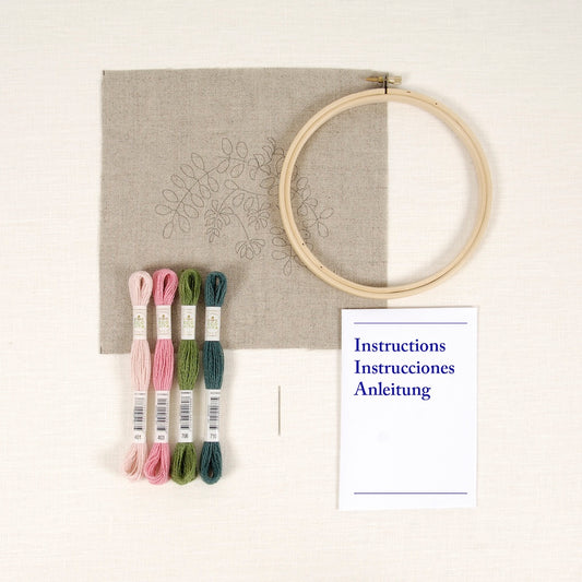 Indigo Embroidery Kit by Marie Dominique Procureur