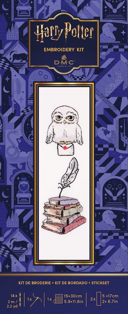 DMC Hedwig™ Embroidery Bookmark Kit