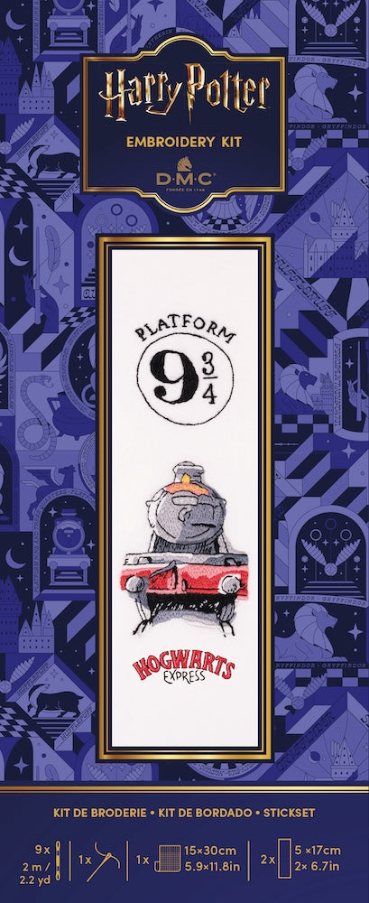 DMC Hogwarts Express Embroidery Bookmark Kit