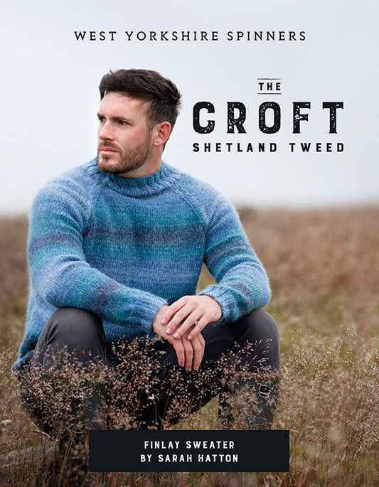 WYS The Croft Wild Shetland Aran Roving Finlay Sweater - valleywools