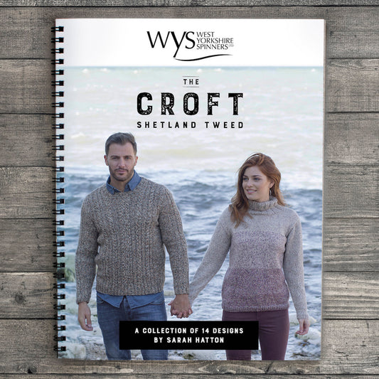 WYS The Croft Tweed Pattern Book by Sarah Hatton - valleywools