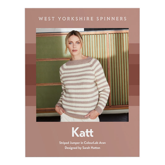 WYS ColourLab Aran Knitting Pattern Katt