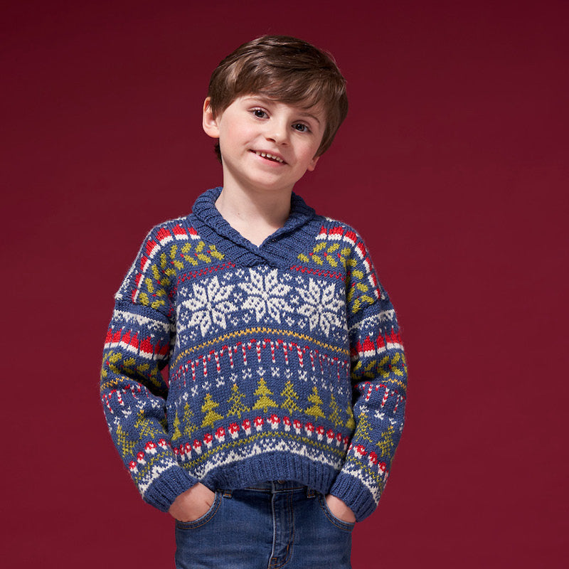 WYS ColourLab DK Festive Family Pattern Book - valleywools