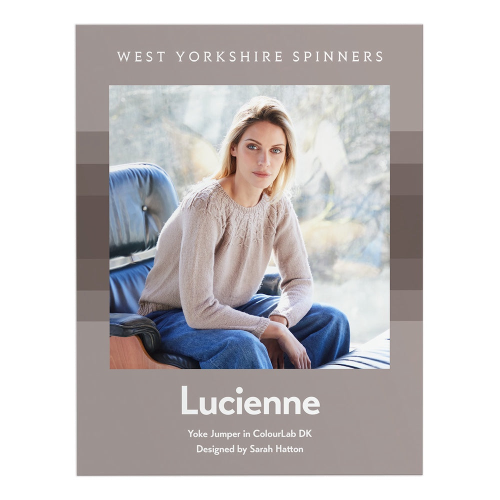 West Yorkshire Spinners Lucienne Yoke Jumper Knitting Pattern