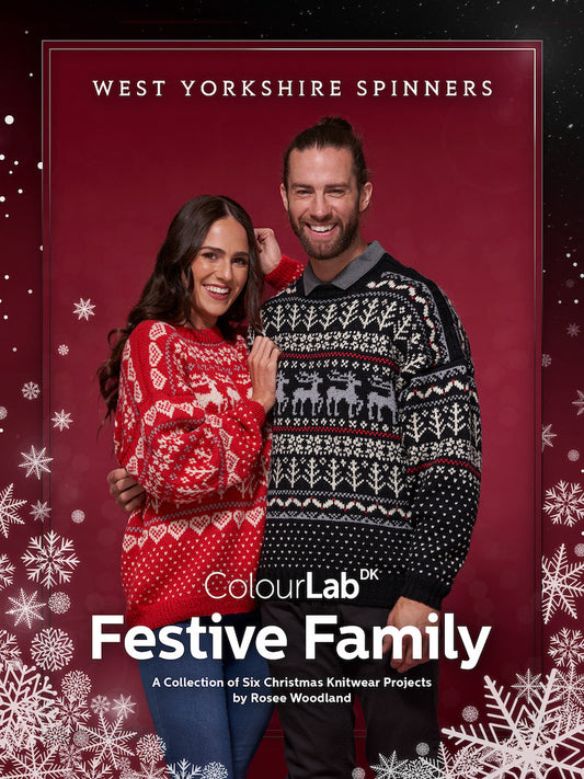 WYS ColourLab DK Festive Family Pattern Book - valleywools