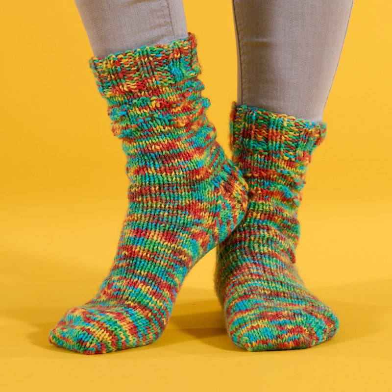 WYS Colourlab Sock DK - Good Vibrations Sock Pattern by Winwick Mum