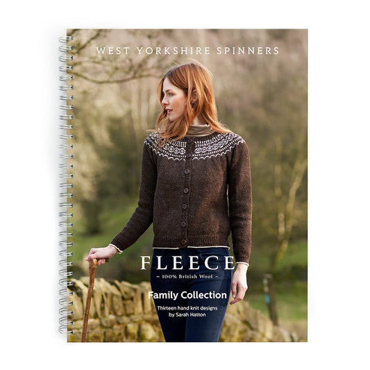 WYS Fleece - Family Collection Pattern Book by Sarah Hatton - valleywools