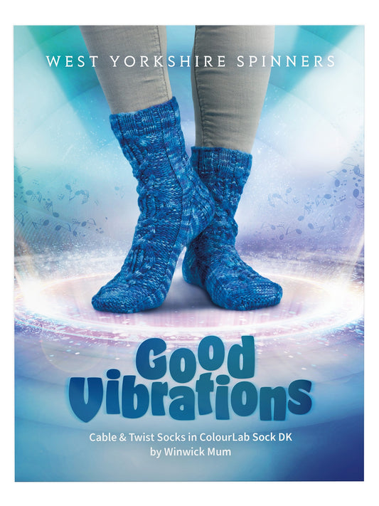 WYS Colourlab Sock DK - Good Vibrations Sock Pattern by Winwick Mum
