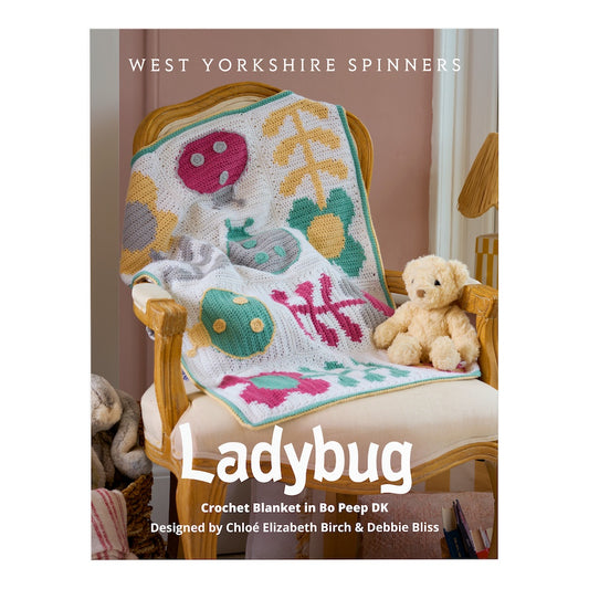 WYS Bo Peep Ladybug Crochet Blanket