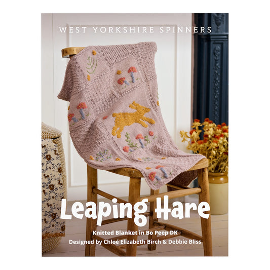 WYS Bo Peep Leaping Hare Blanket Knitting Pattern