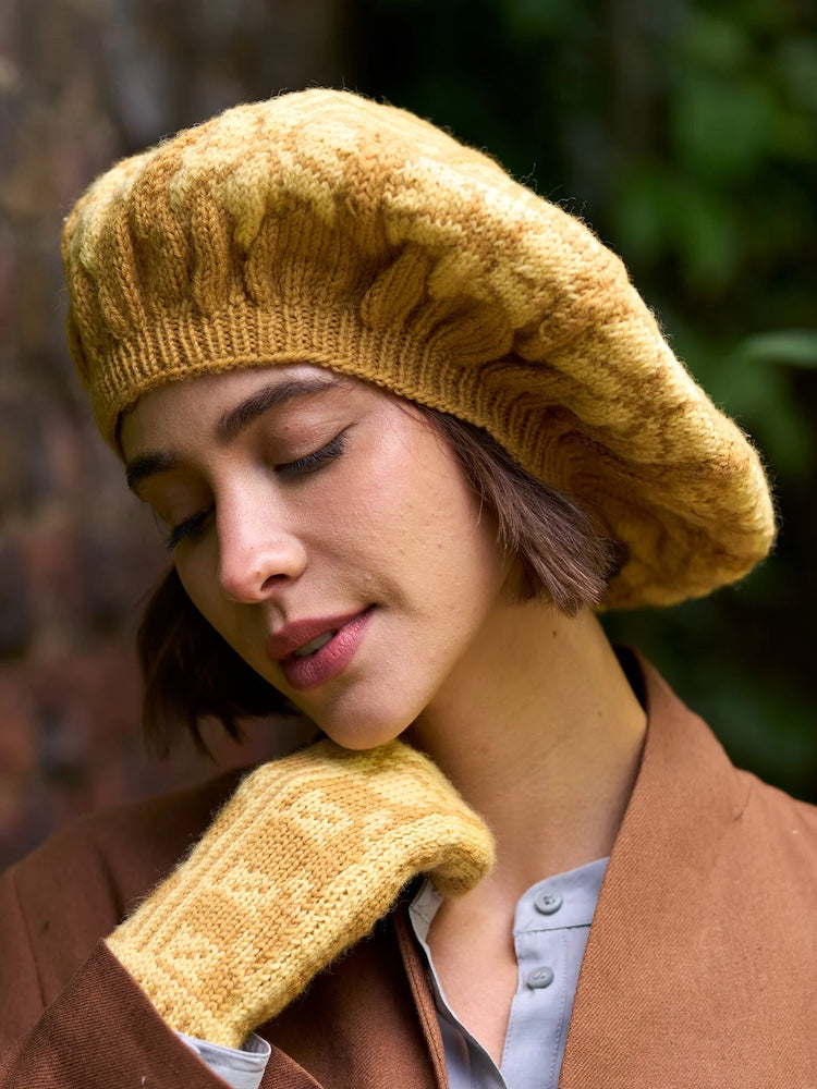 WYS Morris DK Arcadia Beret and Mittens Kit
