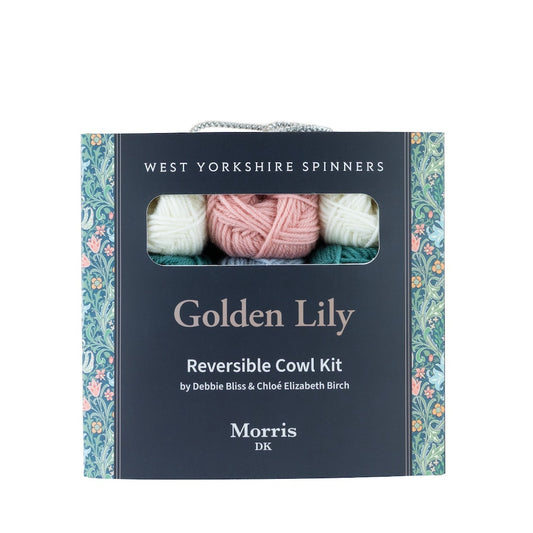 West Yorkshire Spinners Golden Lily Reversible Cowl Kit