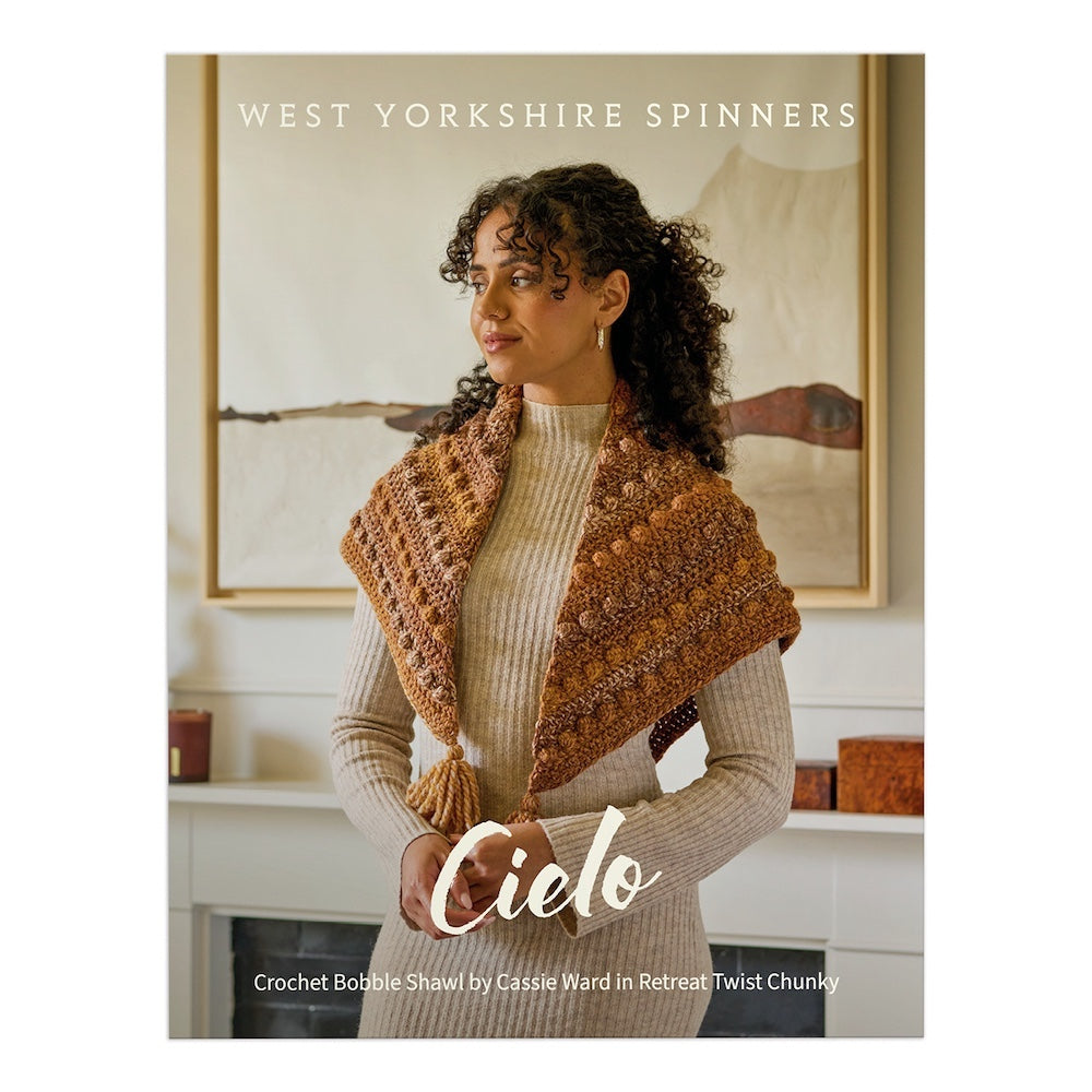 WYS Cielo - Crochet Bobble Shawl