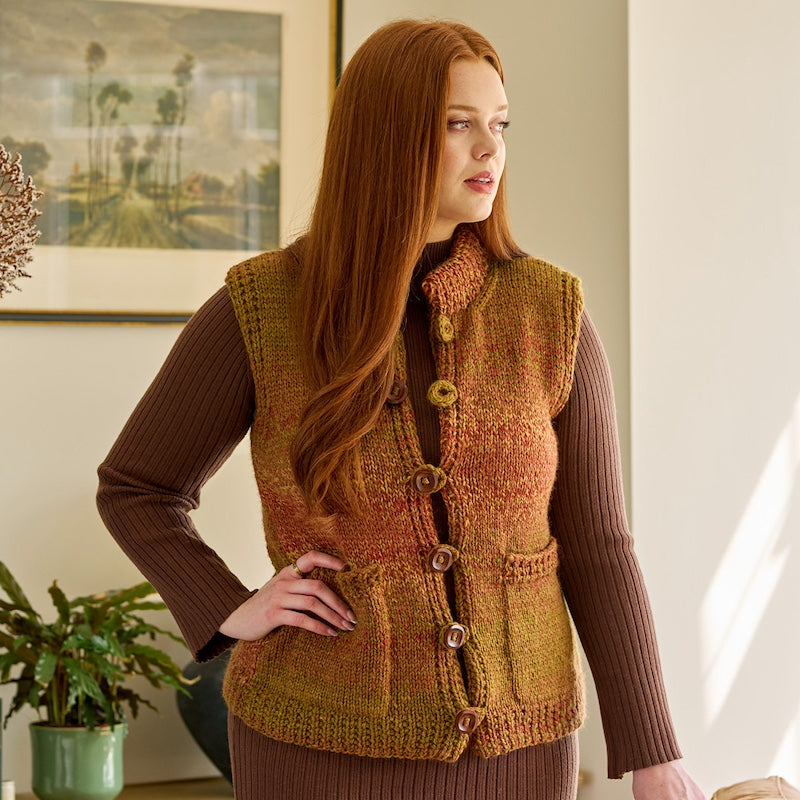 WYS Retreat Twist Chunky Selene Gilet & Jacket Pattern