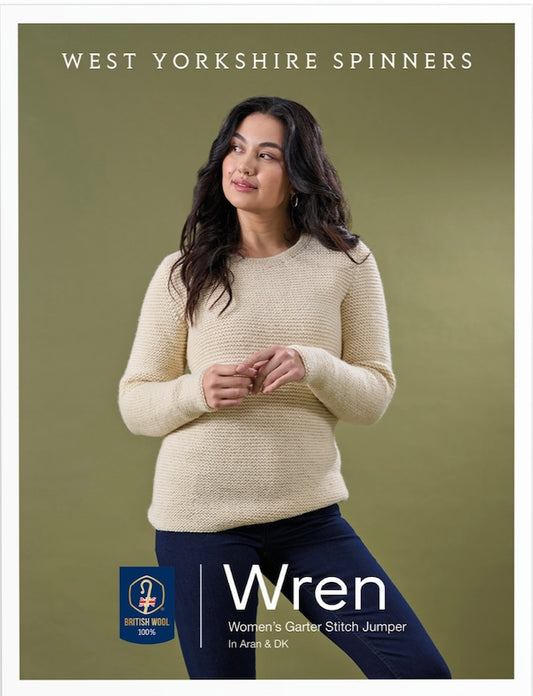 WYS Wren, Women's Garter Stitch Jumper