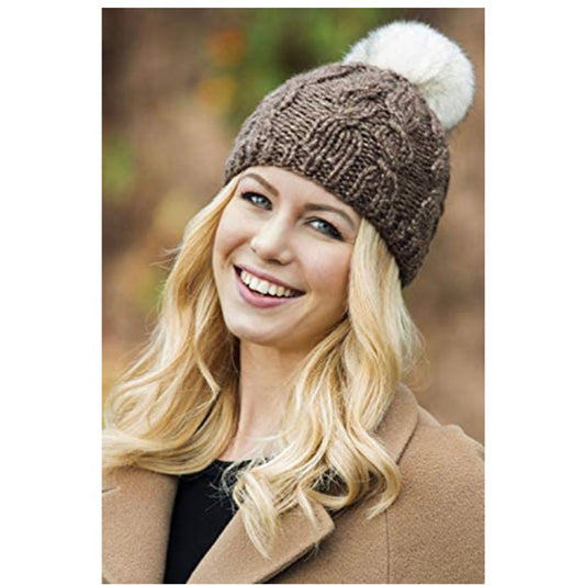 Mondial Lady Lame PomPom Hat - valleywools