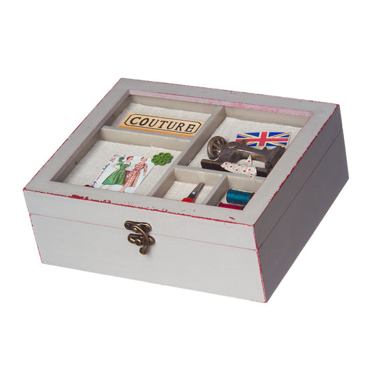 Vintage Collection 'Couture' Sewing Box - valleywools