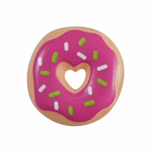 ABC Loose Buttons Pink Doughnut 22mm - valleywools