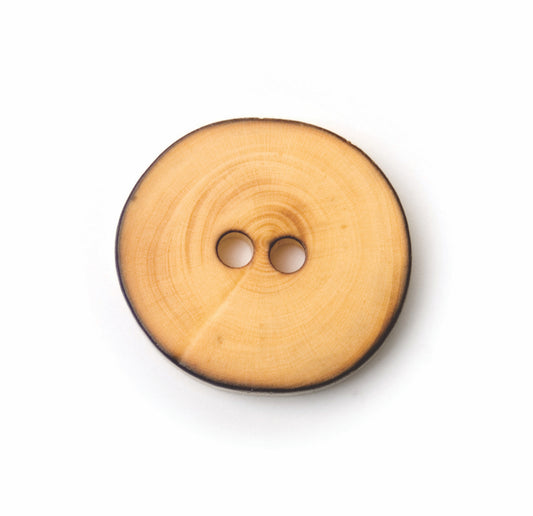 Irregular Shaped Wooden Buttons (loose) 22mm - valleywools