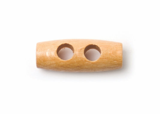 Toggle Wooden Button (loose) 25mm - valleywools