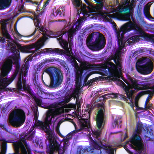 Purple Iris Metallic Beads - valleywools