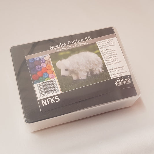 Ashford Needle Felting Kit - 3D Sheep - valleywools