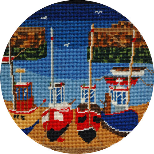 Cleopatra's Needle, Boats and Balloons - Round Harbour - valleywools