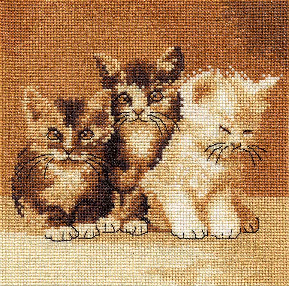 DMC Three Cute Cats - valleywools