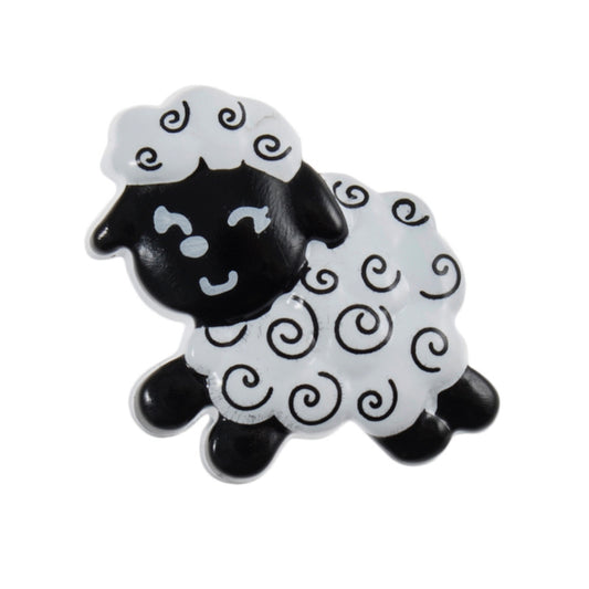 ABC Loose Buttons: Black Sheep 22mm - valleywools