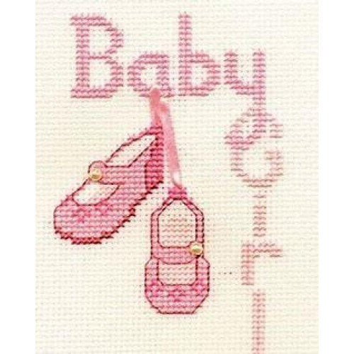 Derwentwater Designs Baby Girl Card - valleywools