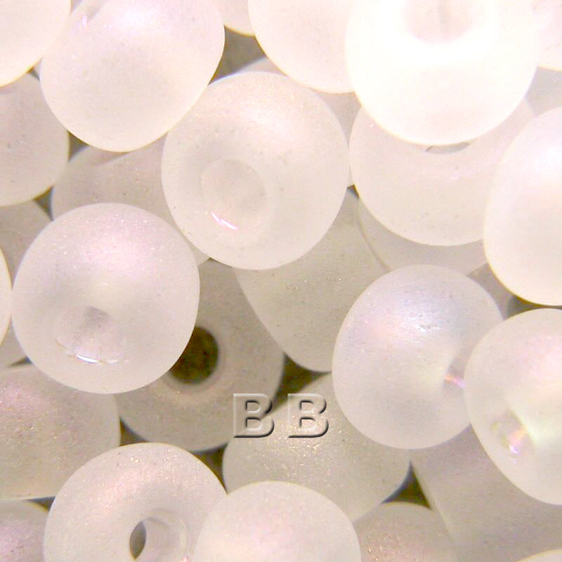 Clear Matt Rainbow Beads - valleywools